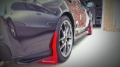 Picture of Rally Armor 15-21 Subaru WRX/STI White UR Mud Flap w/Red Logo