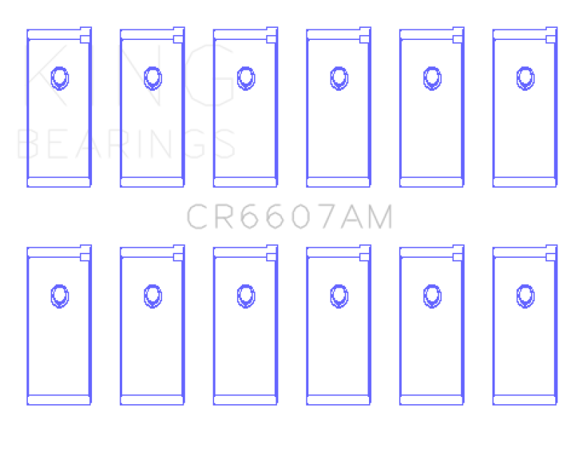 Picture of King Engine Bearings KING Connecting Rod Bearings - CR6607AM0.25