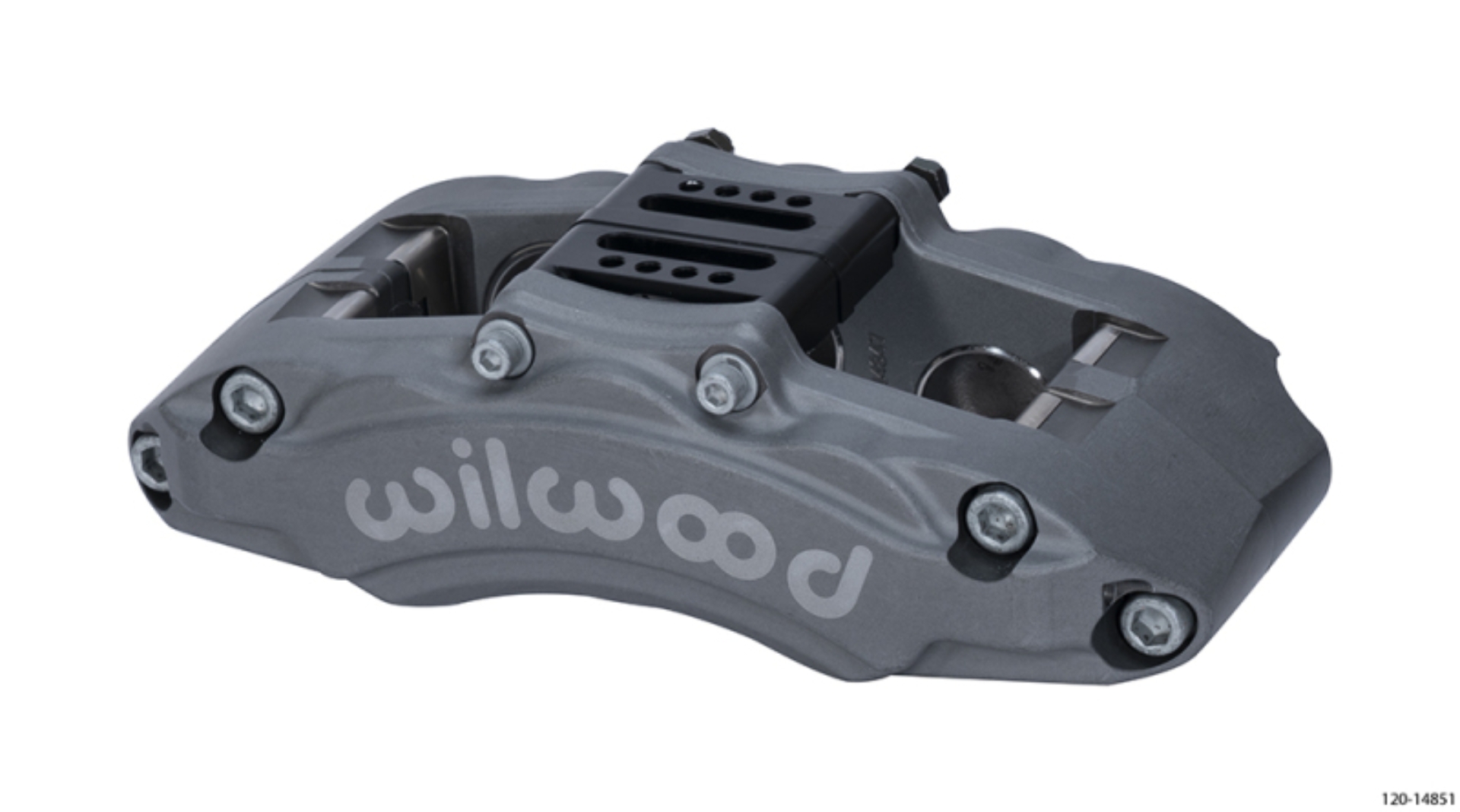 Picture of Wilwood Caliper - AT6 Lug Mount Anodized 1.75in/1.38in/1.38in Piston .75in Rotor - Left Side