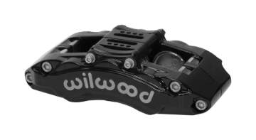 Picture of Wilwood Caliper - AT6 Lug Mount Black 1.75in/1.38in/1.38in Piston .75in Rotor - Left Side