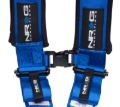 Picture of NRG SFI 16.1 5PT 3in. Padded Seat Belt Harness / Latch Link - Blue