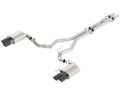 Picture of Borla 2018 Ford Mustang GT (A/T / M/T) 3in ATAK Catback Exhaust w/o Valves w/ Black Chrome Tips