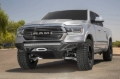 Picture of Addictive Desert Designs 19 Ram 1500 Stealth Fighter Front Bumper w/ Winch Mount & Sensor Cut Outs