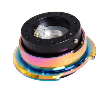 Picture of NRG Quick Release Gen 2.8 - Black Body / Neochrome Ring