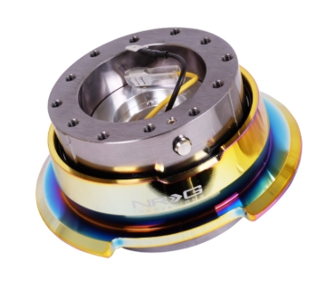 Picture of NRG Quick Release Gen 2.8 - Gun Metal Body / Neochrome Ring