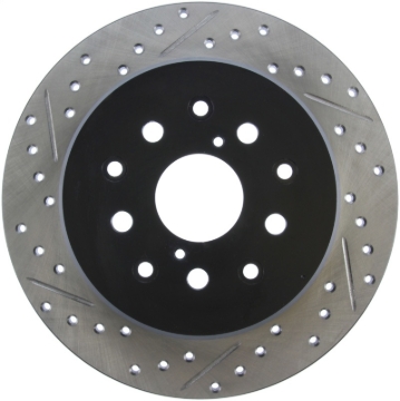 Picture of Sport Drilled & Slotted Brake Rotor; Rear Right
