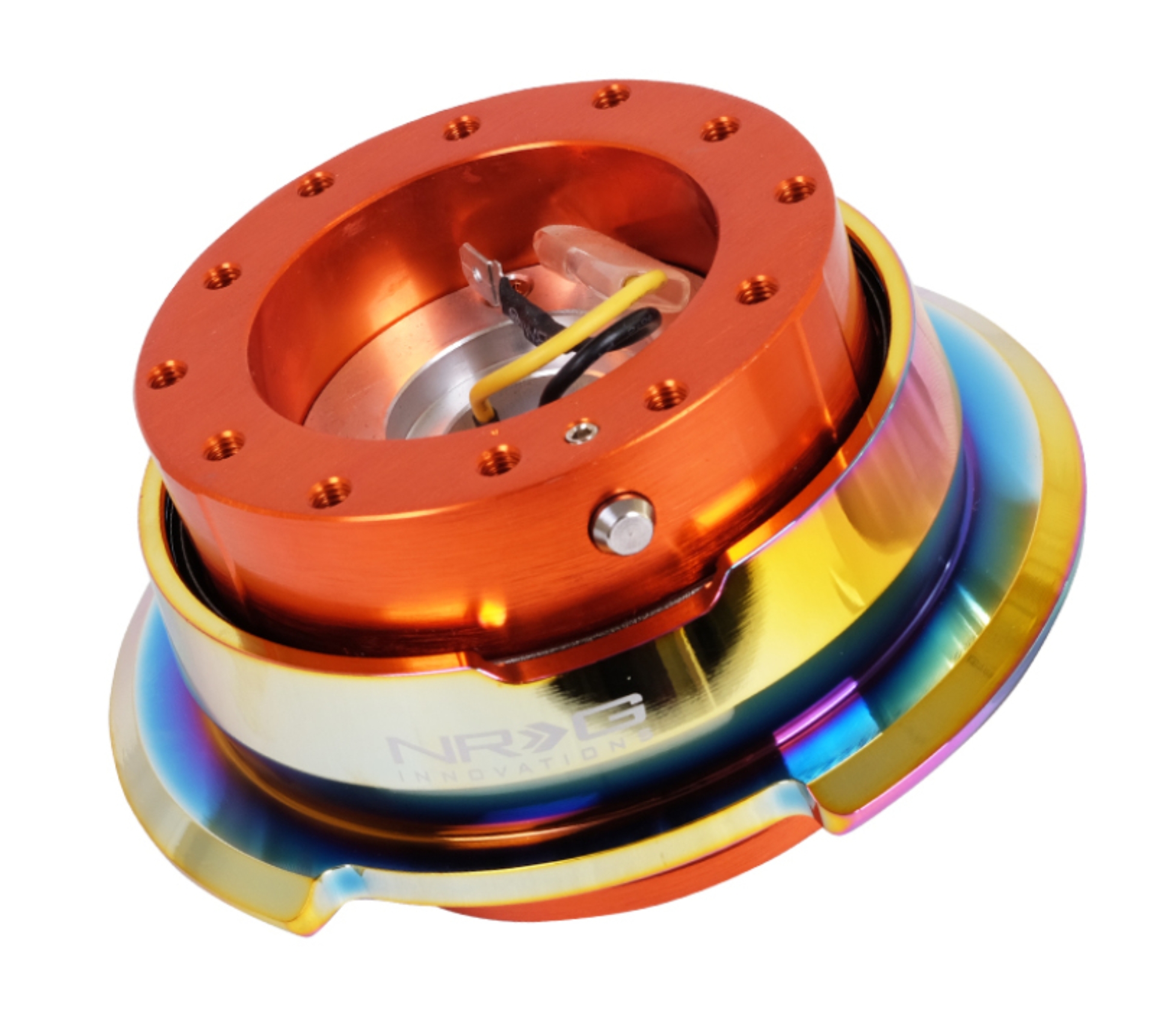 Picture of NRG Quick Release Gen 2.8 - Orange Body / Neochrome Ring