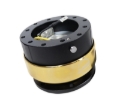 Picture of NRG Quick Release Gen 2.0 - Black Body / Chrome Gold Ring