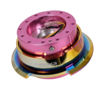 Picture of NRG Quick Release Gen 2.8 - Pink Body / Neochrome Ring