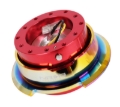 Picture of NRG Quick Release Gen 2.8 - Red Body / Neochrome Ring