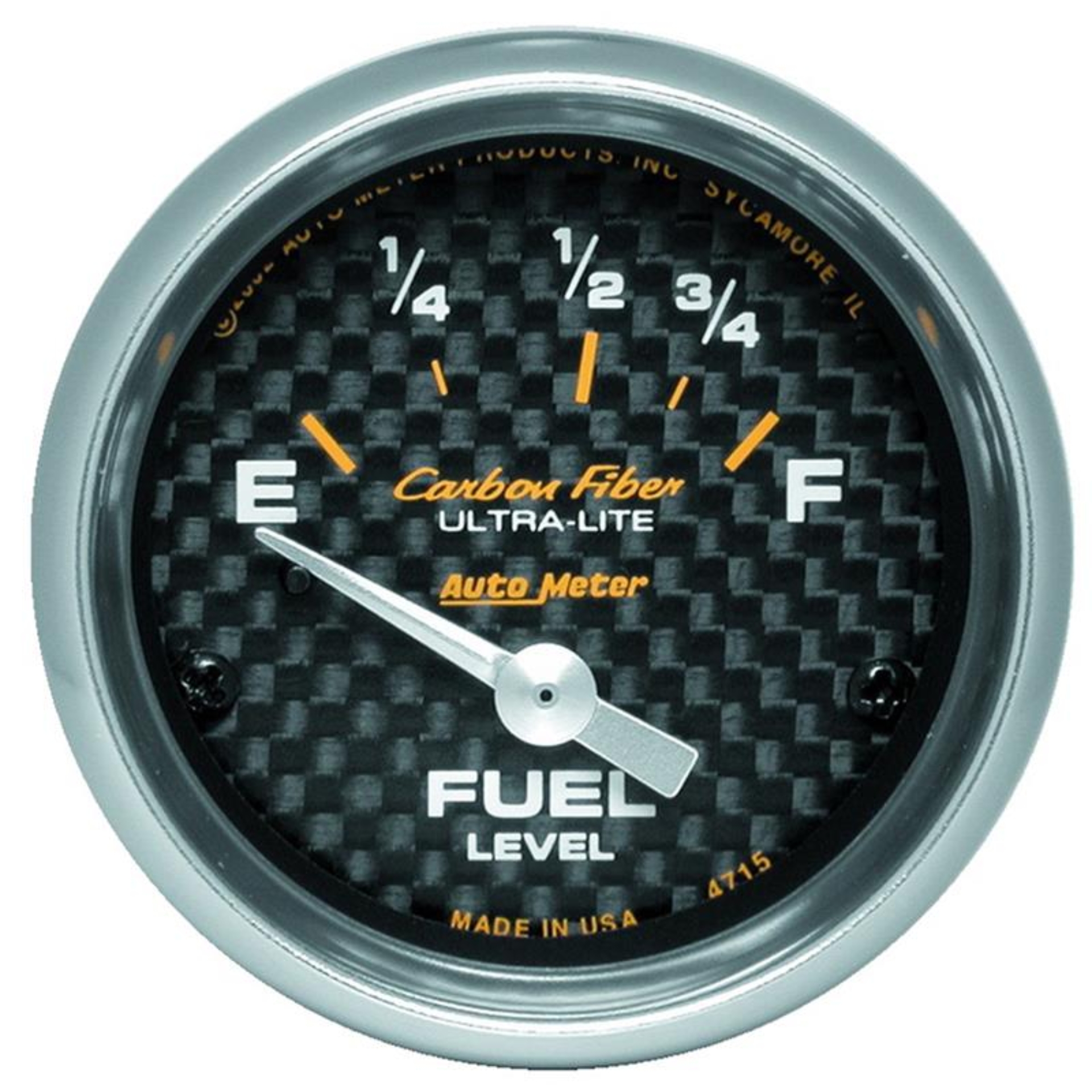Picture of Autometer Carbon Fiber 52mm 73E-10F Electronic Fuel Level Gauge