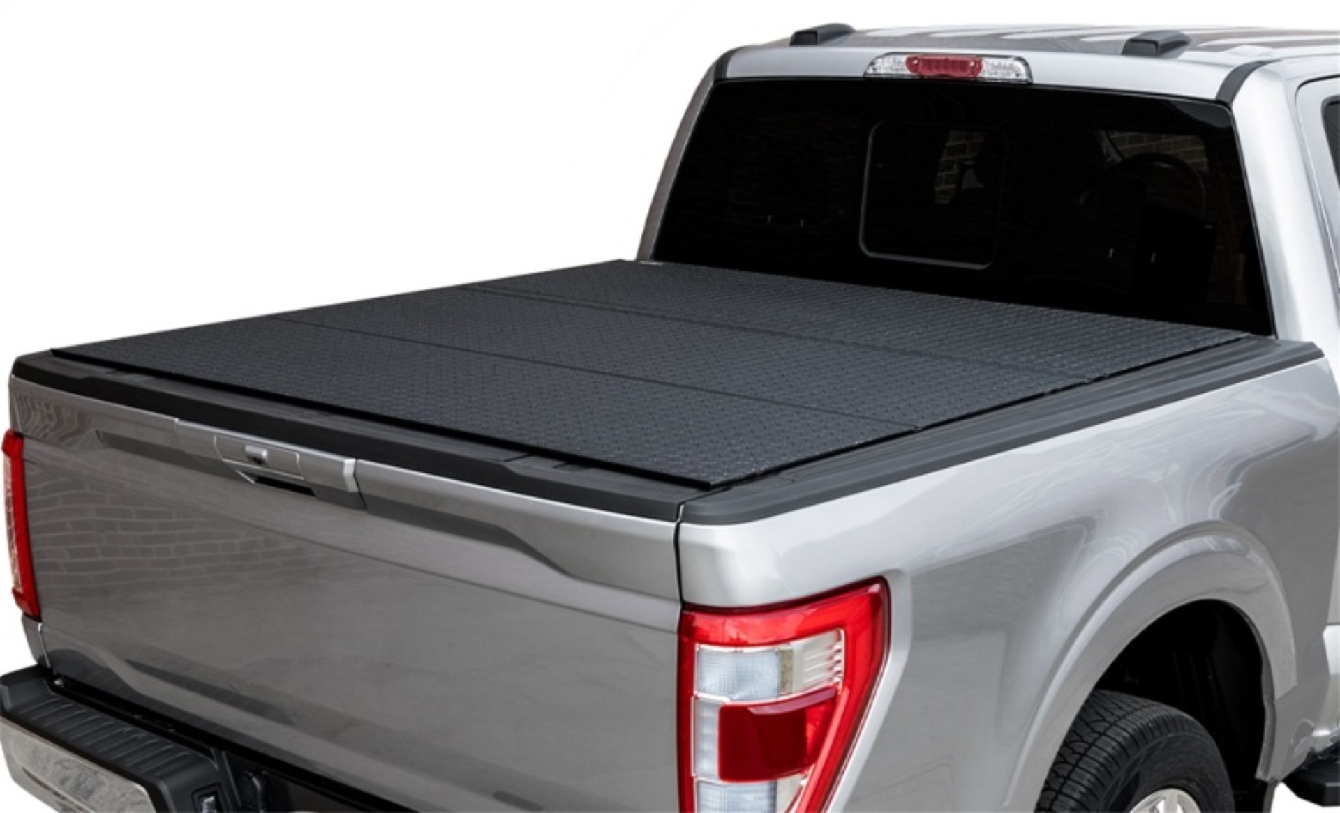 Picture of Access LOMAX Pro Series Tri-Fold Cover 17-19 Honda Ridgeline 5ft Bed - Blk Diamond Mist