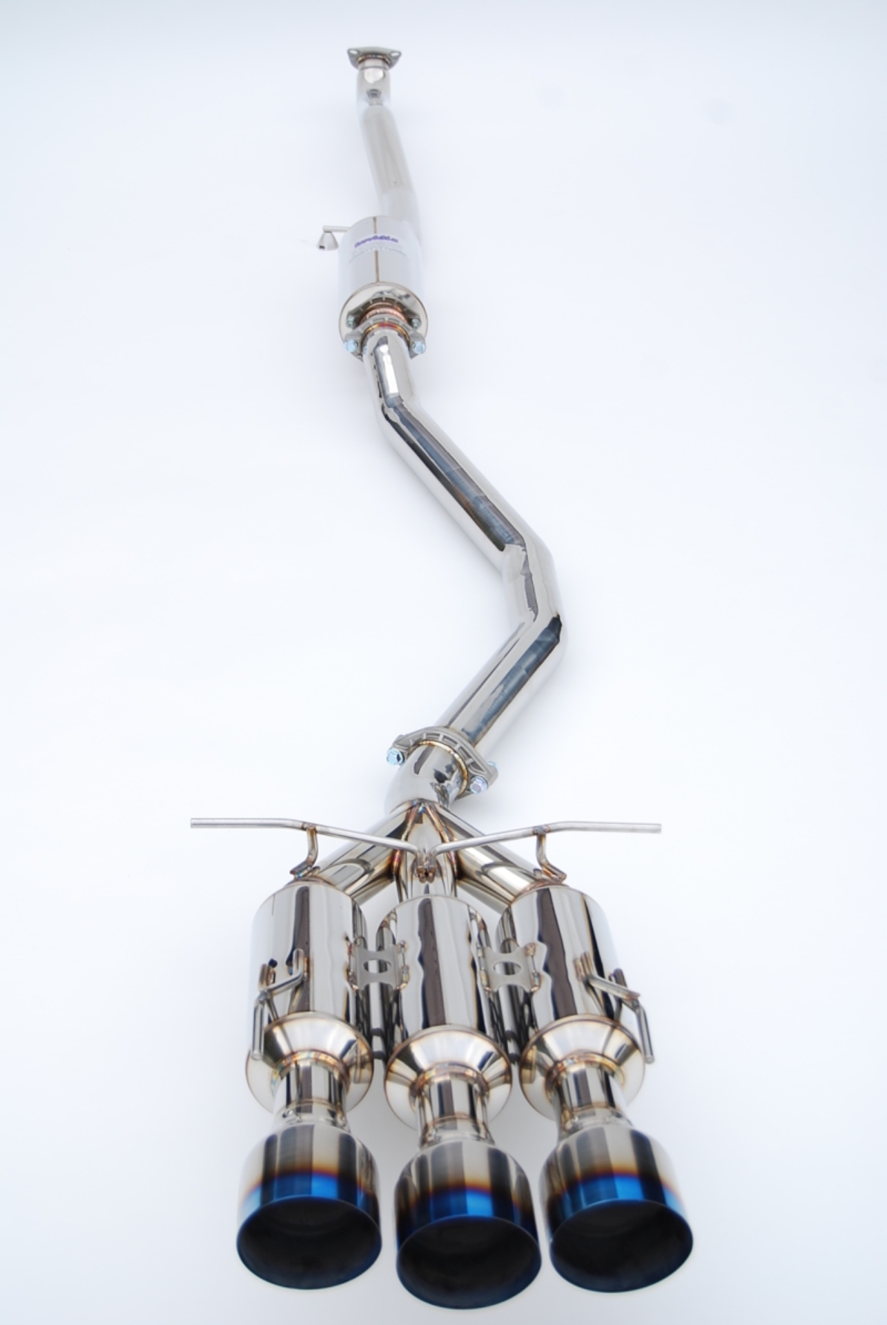Picture of Invidia 17+ Honda Civic SI Sedan Gemini Triple Titanium Tip Cat-back Exhaust