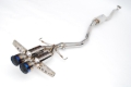 Picture of Invidia 2017+ Honda Civic Hatchback Sport/Sport Touring Gemini Titanium Tip Cat-back Exhaust