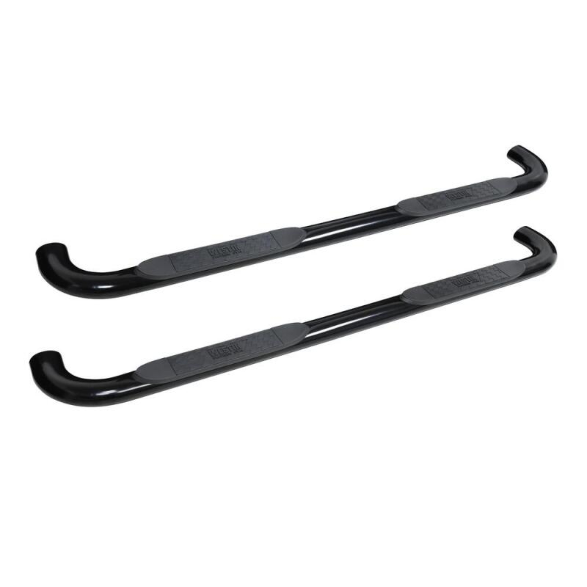 Picture of Westin 2019 Chevrolet Silverado/Sierra 1500 Crew Cab Platinum 4 Oval Nerf Step Bars - Black