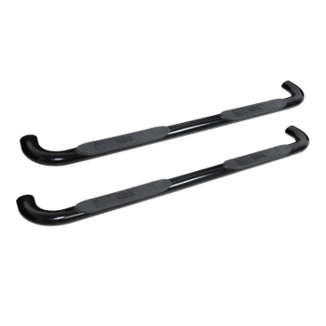 Picture of Westin 2019 Chevrolet Silverado/Sierra 1500 Crew Cab Platinum 4 Oval Nerf Step Bars - Black