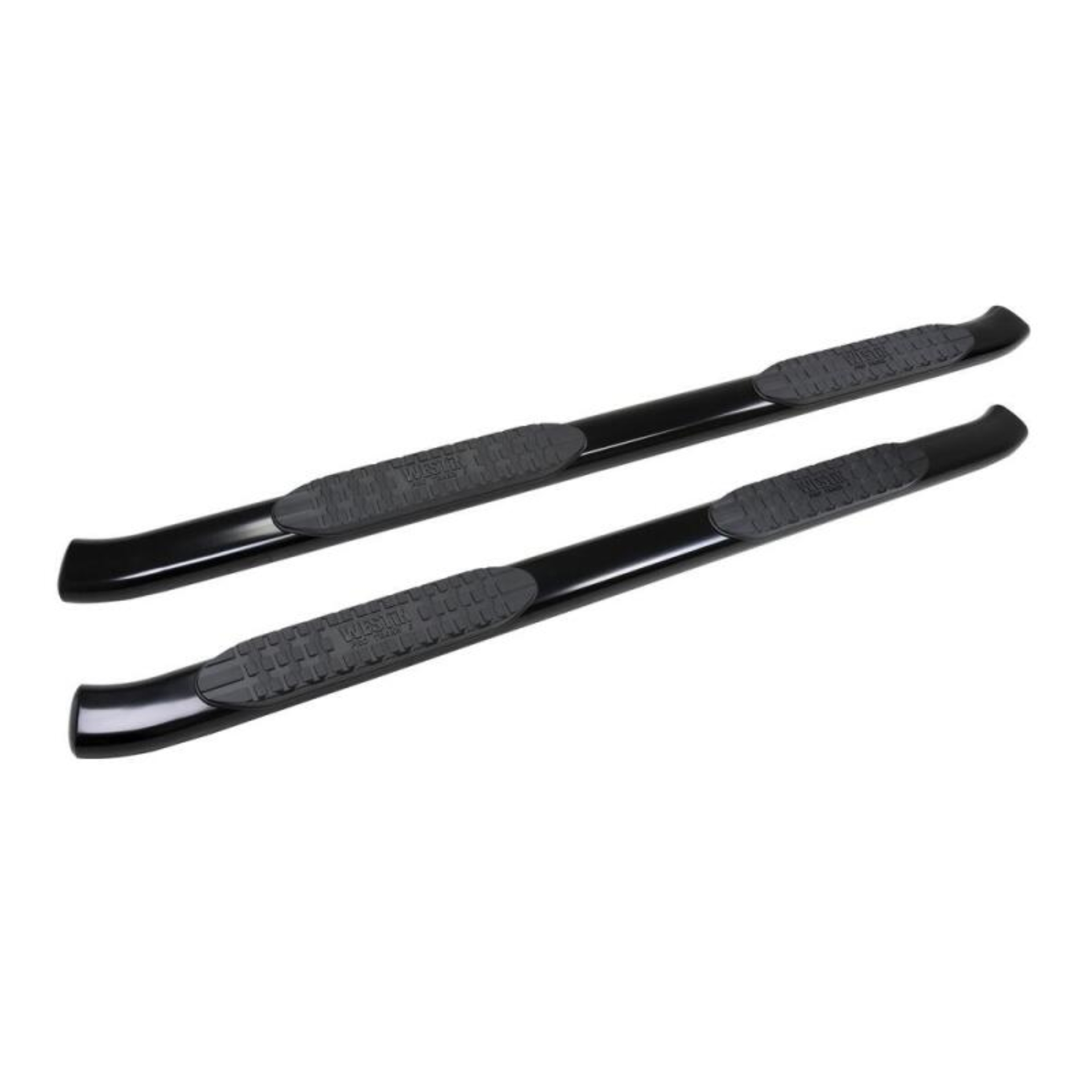 Picture of Westin 2019 Chevrolet Silverado/Sierra 1500 Crew Cab Non LD PRO TRAXX 5 Oval Nerf Step Bars - Black