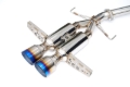 Picture of Invidia 2017+ Honda Civic Hatchback Sport/Sport Touring Gemini Titanium Tip Cat-back Exhaust