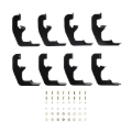 Picture of Westin 2019 Chevrolet Silverado/Sierra 1500 Double/CC Premier Oval Nerf Step Bar Mount Kit - Black