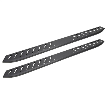 Picture of Westin 2019 Chevrolet Silverado/Sierra 1500 Crew Cab Thrasher Running Boards - Textured Black