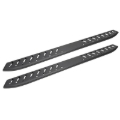 Picture of Westin 2019 Chevrolet Silverado/Sierra 1500 Crew Cab Thrasher Running Boards - Textured Black