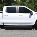 Picture of Westin 2019 Chevrolet Silverado/Sierra 1500 Crew Cab R7 Nerf Step Bars - Black
