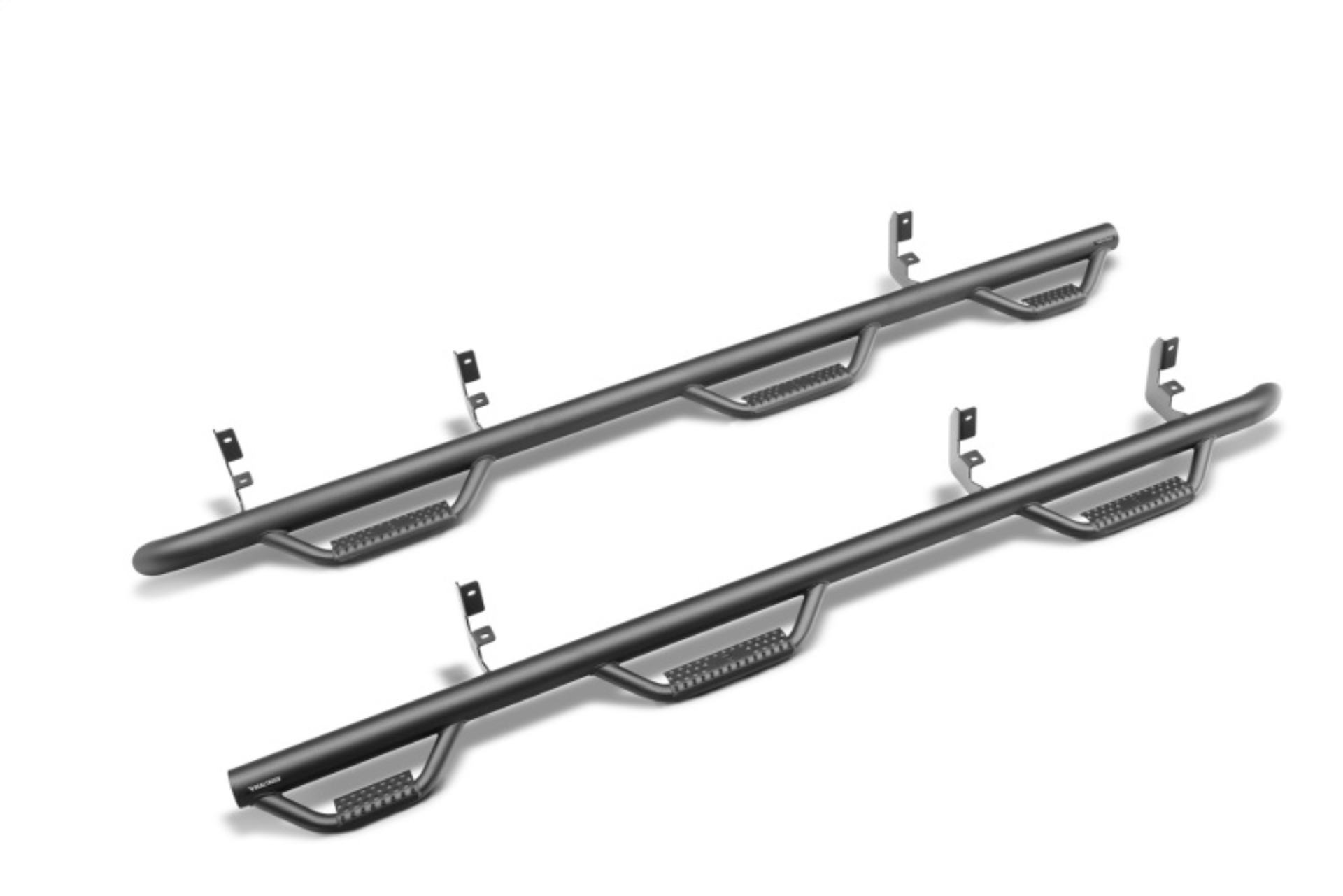 Picture of N-Fab Nerf Step 2019 Chevy/GMC 1500 Crew Cab 5ft 8in Bed - Bed Access - Tex. Black - 3in