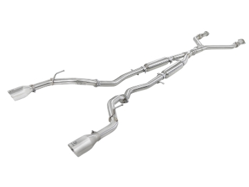 Picture of aFe Takeda 2.5in 304 SS Cat-Back Exhaust System w/ Polished Tips 16-18 Infiniti Q50 V6-3.0L (tt)