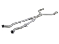 Picture of aFe Takeda 2.5in to 3in 304 SS Y-Pipe Exhaust System 16-18 Infiniti Q50/Q60 V6-3.0L (tt)