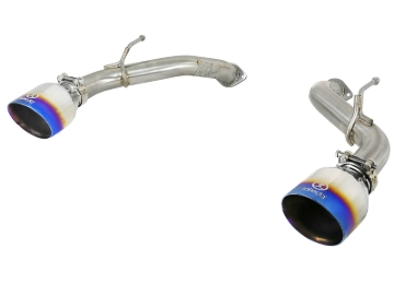 Picture of aFe Takeda 2.5in 304 SS Axle-Back Exhaust w/ Blue Flame Tips 16-18 Infiniti Q50 V6-3.0L (tt)