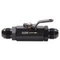 Picture of 8AN Male Shut-Off Valve With Black Anodized Finish