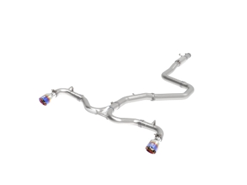Picture of aFe Takeda 304SS Cat-Back Exhaust w/Blue Flame Tips 2018 Hyundai Elantra GT Sport I4 1.6L (t)