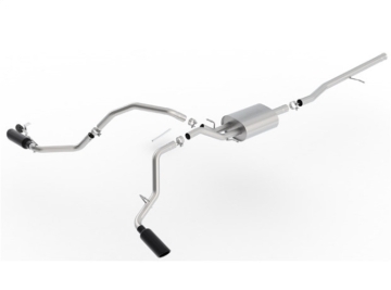 Picture of Borla 14-18 Chevrolet Silverado 1500 AT/MT 4DR SS S-Type Catback Exhaust Black Chrome Tip