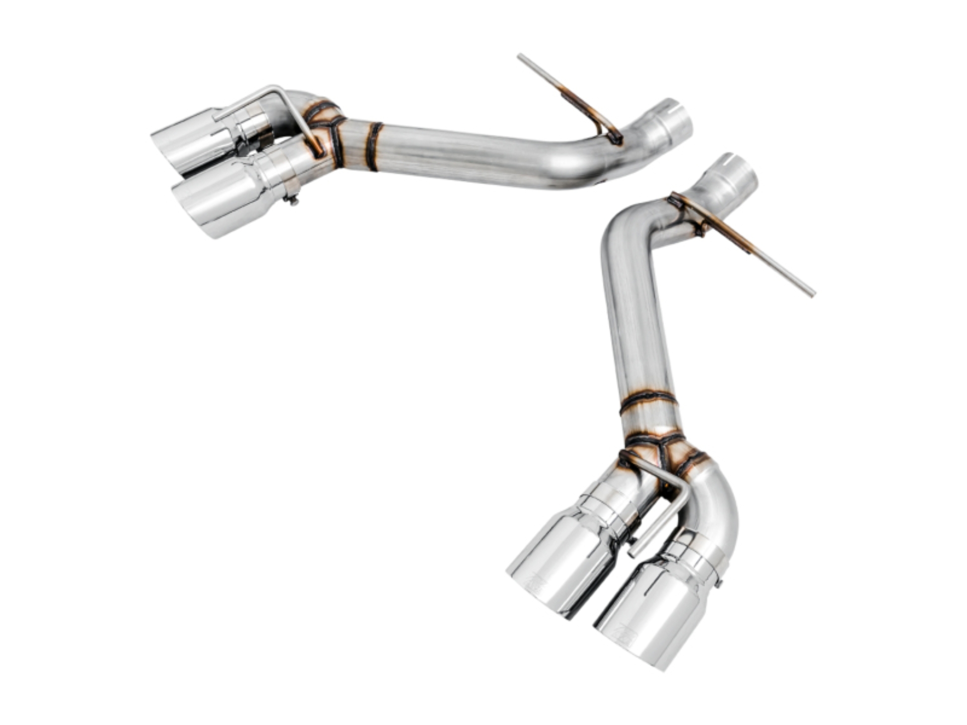 Picture of AWE Tuning 16-19 Chevrolet Camaro SS Axle-Back Exhaust - Track Edition (Quad Chrome Silver Tips)