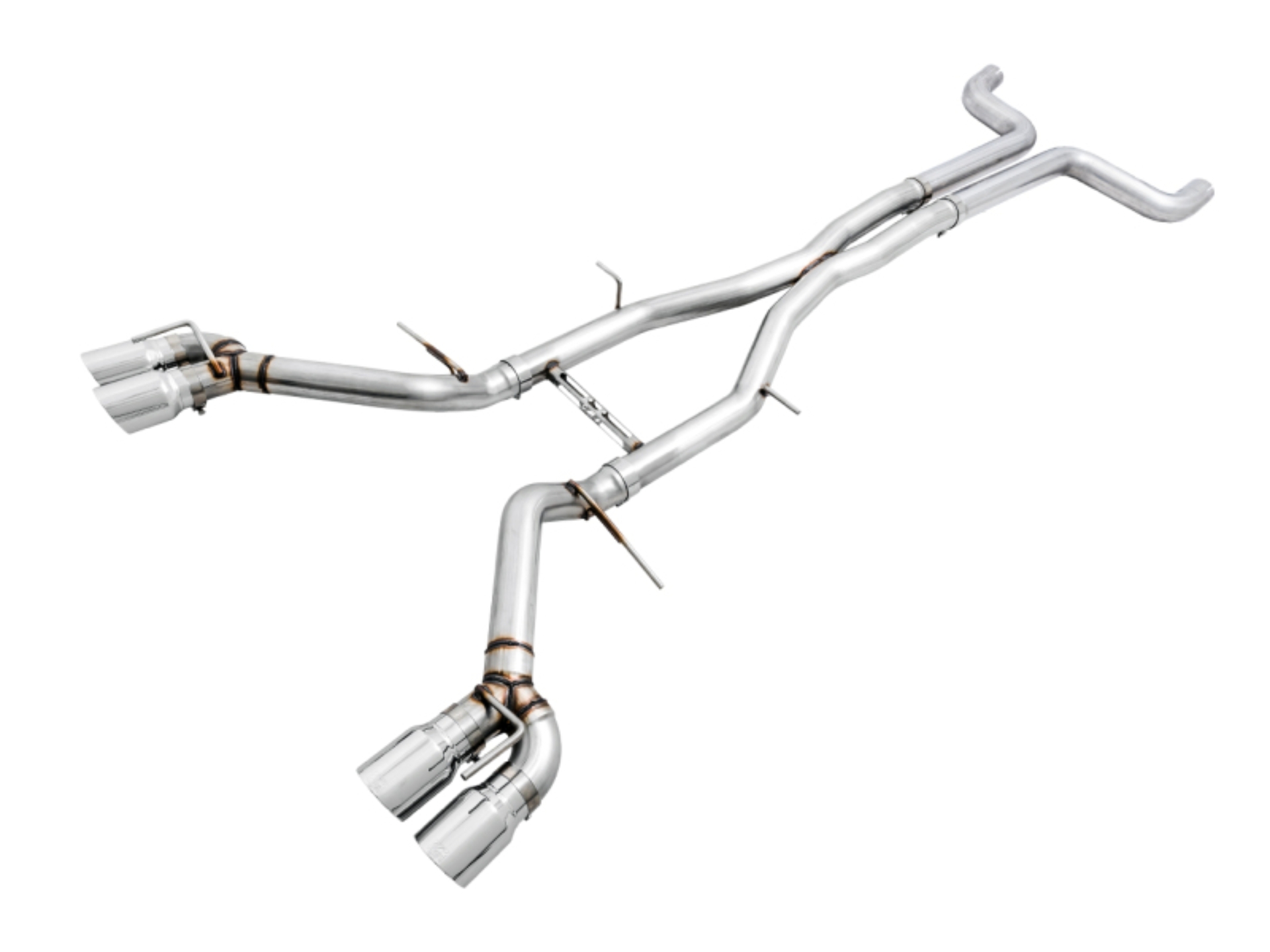 Picture of AWE Tuning 16-19 Chevy Camaro SS Non-Res Cat-Back Exhaust - Track Edition (Quad Chrome Silver Tips)