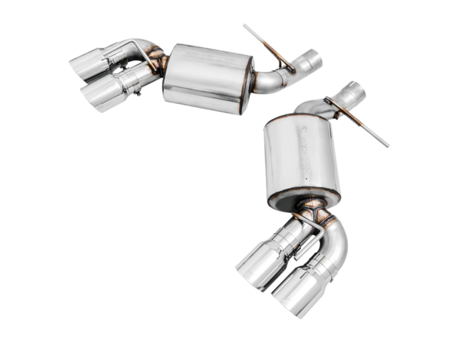 Picture of AWE Tuning 16-19 Chevrolet Camaro SS Axle-Back Exhaust - Touring Edition (Quad Chrome Silver Tips)