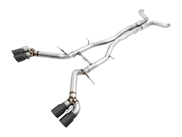 Picture of AWE Tuning 16-19 Chevy Camaro SS Resonated Cat-Back Exhaust -Track Edition (Quad Diamond Black Tips)