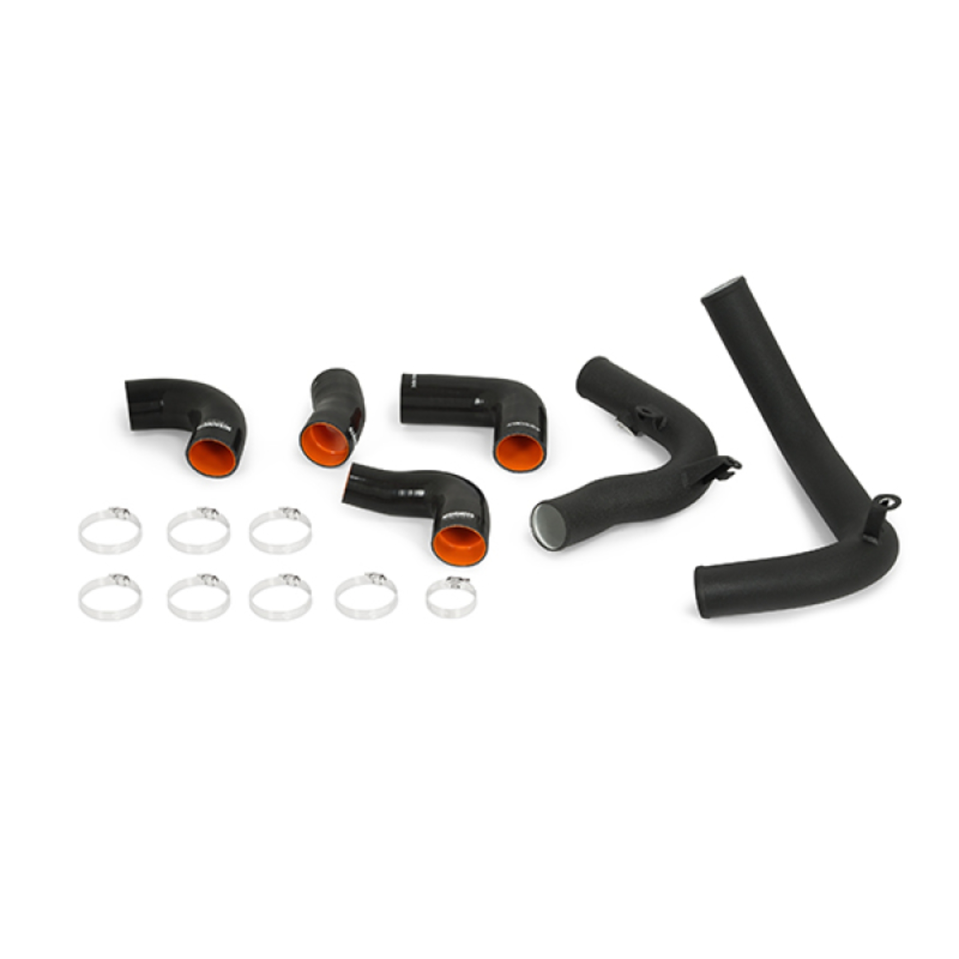 Picture of Mishimoto 2015+ Volkswagen MK7 GTI / Golf R Intercooler Pipe Kit Wrinkle Black