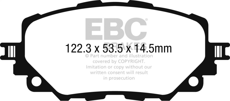 Picture of EBC Greenstuff Brake Pad Sets - DP22263