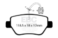 Picture of EBC Redstuff Brake Pad Sets - DP32258C