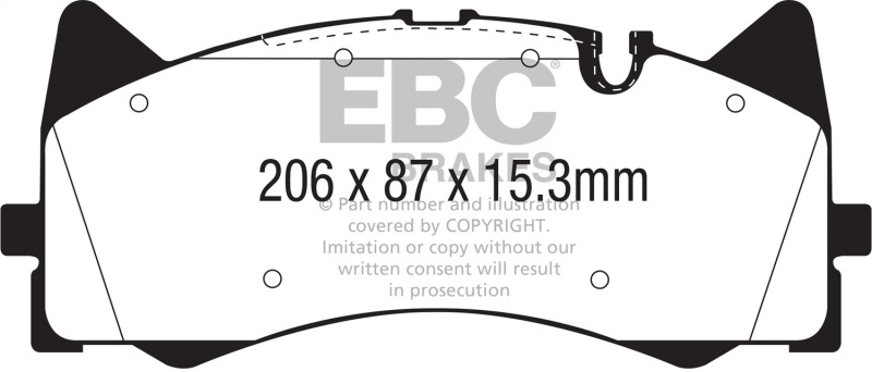 Picture of EBC Redstuff Brake Pad Sets - DP32298C