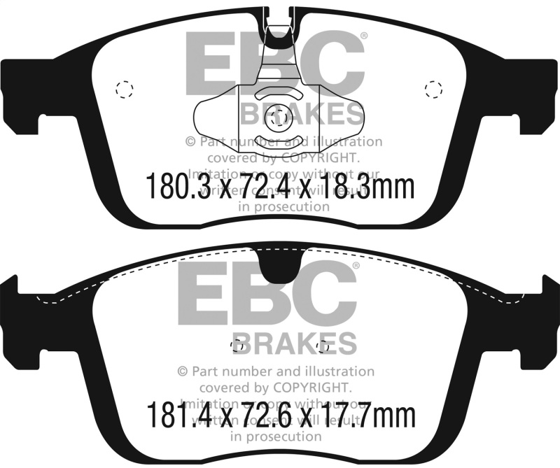 Picture of EBC Redstuff Brake Pad Sets - DP32296C