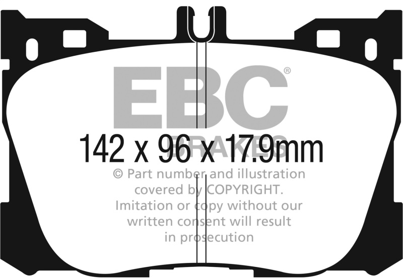 Picture of EBC Redstuff Brake Pad Sets - DP33070C