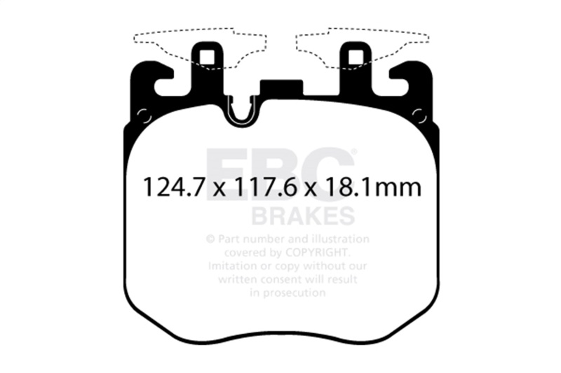 Picture of EBC Redstuff Brake Pad Sets - DP32304C