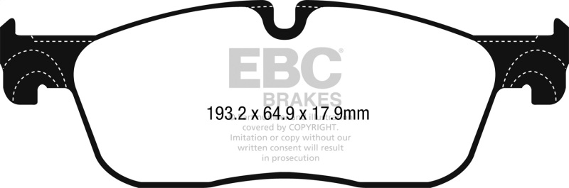 Picture of EBC Yellowstuff Brake Pad Sets - DP42251R