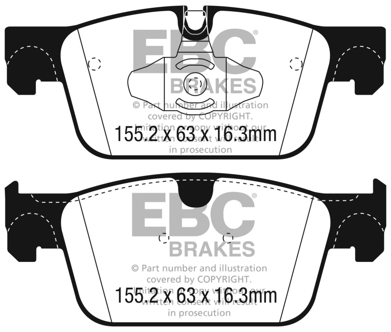 Picture of EBC Yellowstuff Brake Pad Sets - DP42305R