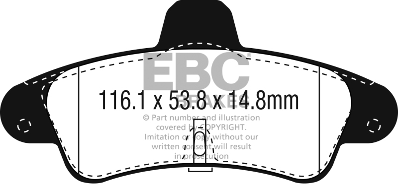 Picture of EBC Ultimax2 Brake Pad Sets - UD899