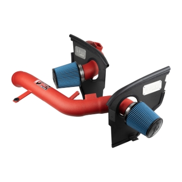 Picture of Injen 2015 M3/M4 3.0L Twin Turbo Wrinkle Red Short Ram 2pc. Intake System w/ MR Technology