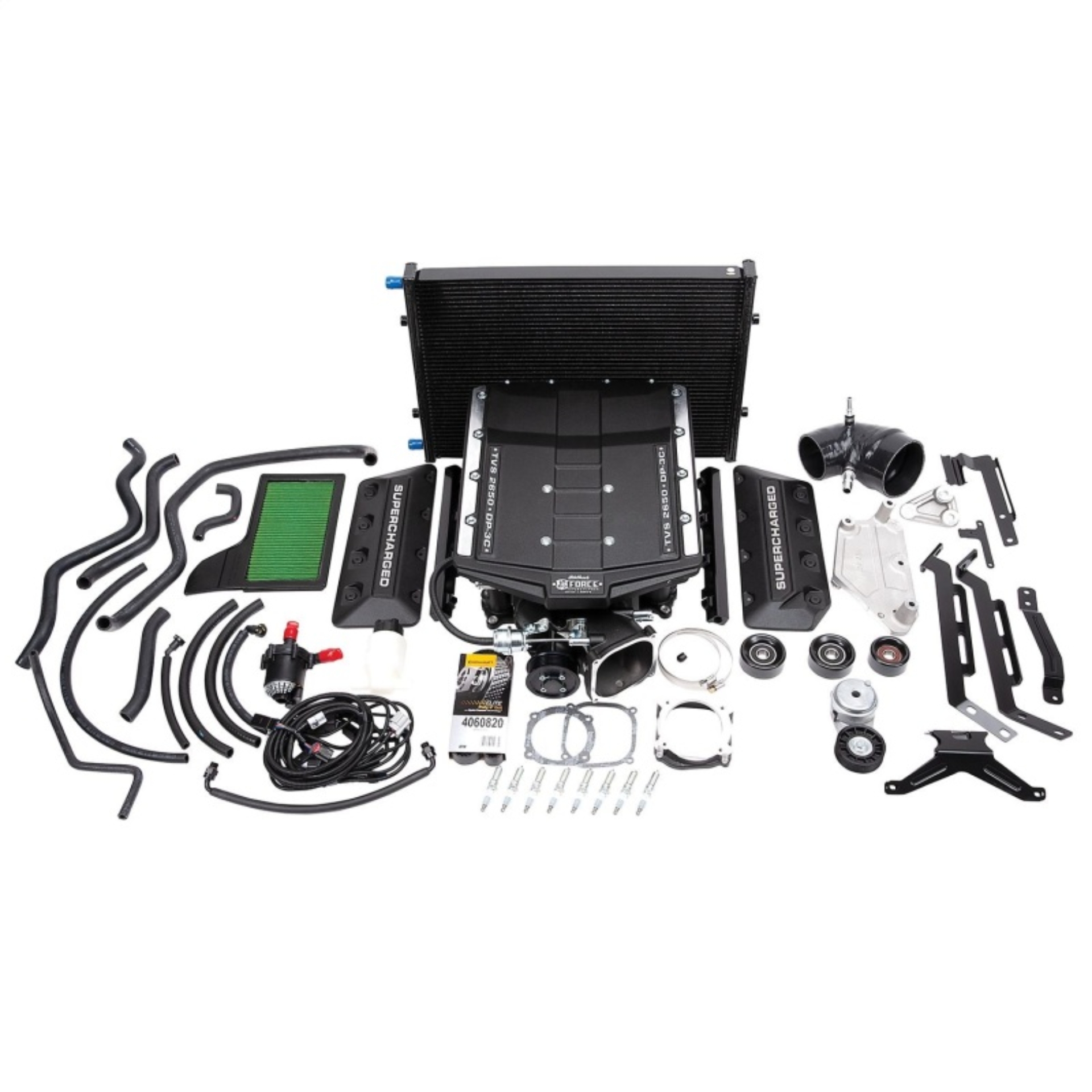 Picture of Edelbrock Stg 1 Supercharger Kit #158320 For 2018-20 Ford Mustang 5.0L W/O Tune