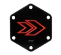 Picture of NRG Engraved Arrow Horn Delete Button-RED